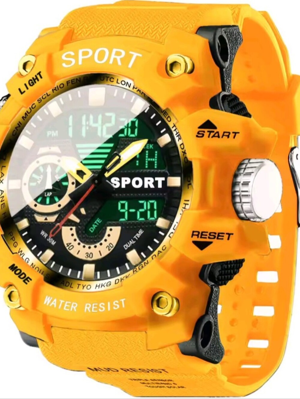 Boys/Girls High School Teenagers Dual Display Wristband Watch